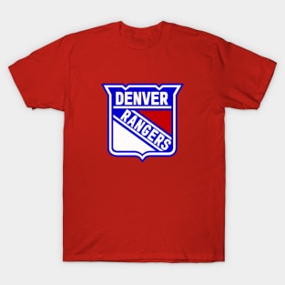 Defunct Denver Rangers 1989 Halftones T-Shirt